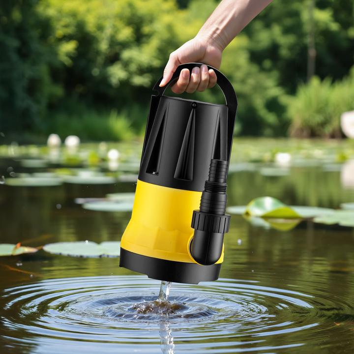 Produktbild Wiltec Tauchpumpe mit Sensor 900W Tiefbrunnenpumpe 15000l/h Wasserpumpe Pumpe