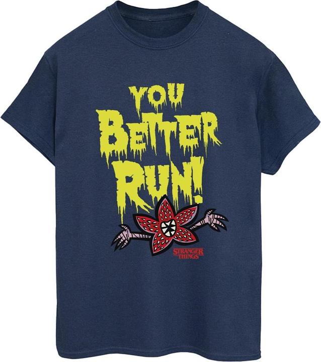 Netflix Stranger Things You Better Run TShirt (XL)