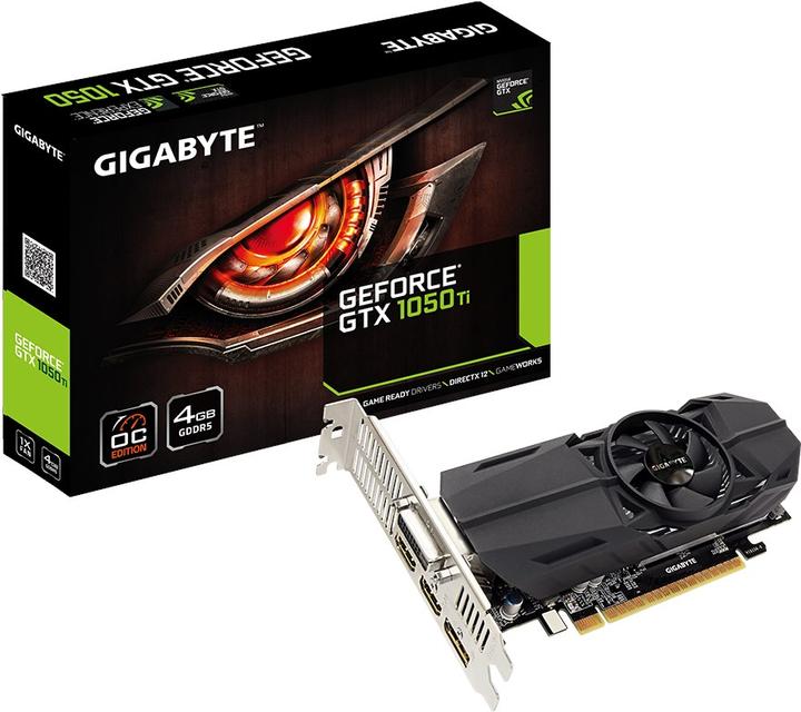 Productafbeelding Gigabyte GeForce GTX 1050Ti OC (4 GB)