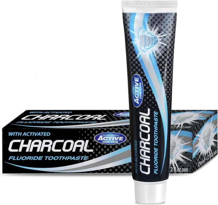 Produktbild Beauty Formulas Charcoal Fluoride Toothpaste toothpaste toothpaste with activated carbon 125ml (125 ml)