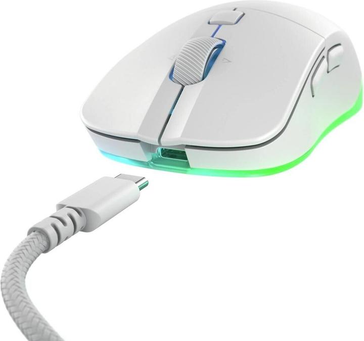 Actual product image CHERRY xtrfy M50 White Wireless Mouse (Wireless, Cable)