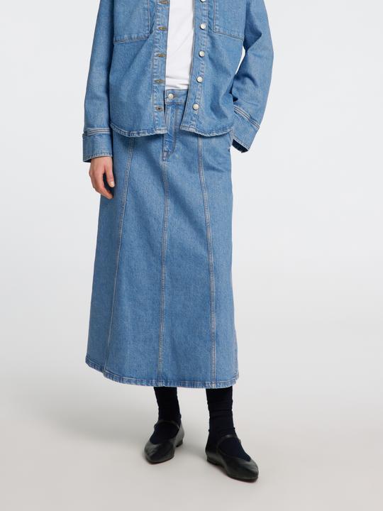 Immagine prodotto Selected Femme Gonna midi in denim (40)