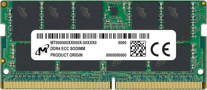 Image du produit Crucial DDR4 ECC SODIMM 2Rx8 3200 (1 x 32GB, 3200 MHz, RAM DDR4, SO-DIMM)