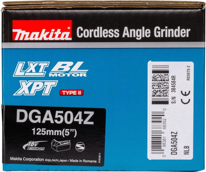 Produktbild Makita Akku-Winkelschleifer DGA504Z (125 mm)