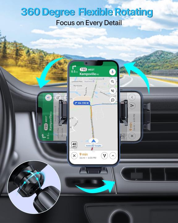 Image du produit Miracase Support pour téléphone portable de voiture