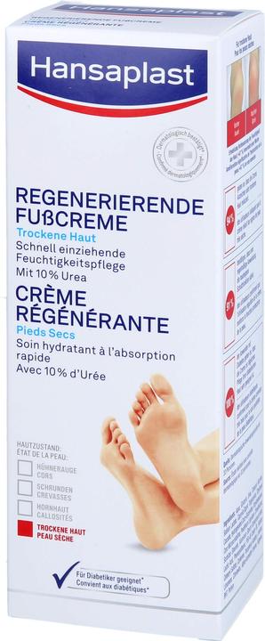 Immagine prodotto Hansaplast Crema piedi rigenerante con 10% di Urea Tb 100 ml (Crema piedi e gel piedi, 100 ml)