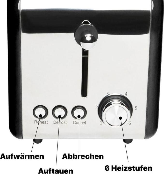 Produktbild Michelino Toaster Brotröster Toastmaker Schlitztoaster (EU-Stecker)