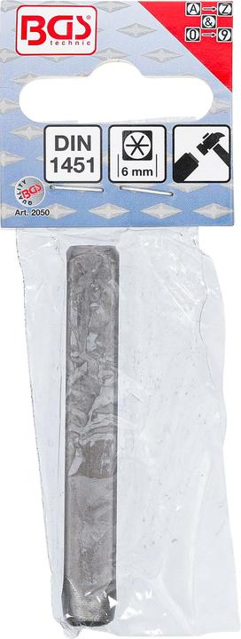 Actual product image BGS Star Punch 6 mm