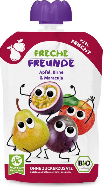 Produktbild Freche Freunde Quetschmus Apfel Birne & Passionsfrucht (100 g)