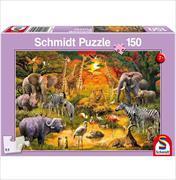 Produktbild Schmidt Spiele Tiere in Afrika (150 Teile)