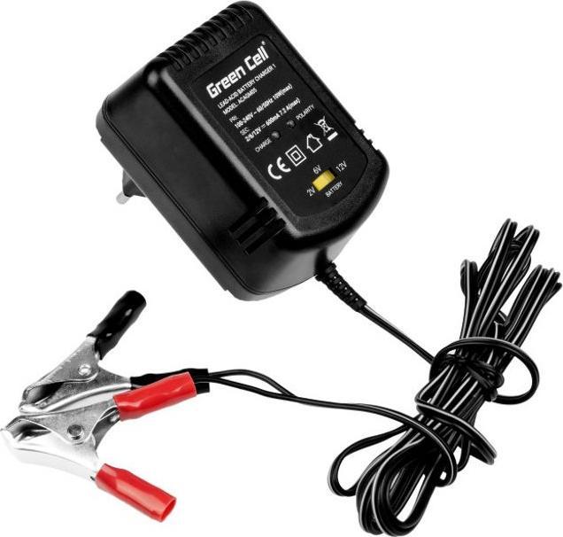Immagine prodotto GreenCell Caricabatterie (12V, 6V, 0.60 A)