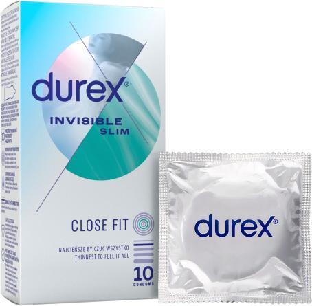 Immagine prodotto Durex Preservativi invisibili aderenti abbinati 10 pz. (10 pz.)