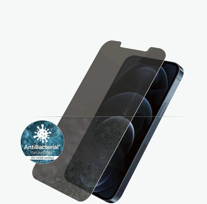 Actual product image PanzerGlass Screen Protector Privacy (1 Piece, Apple iPhone 12 Pro Max)