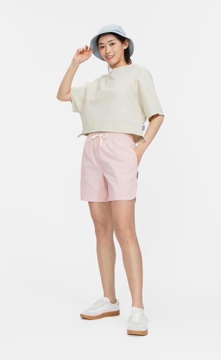 Image du produit Decathlon Short toile homme, Elementals, rose (L)