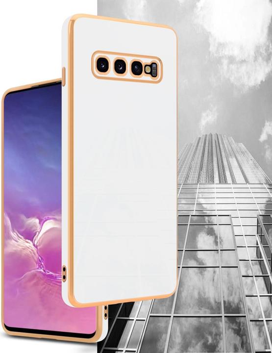 Produktbild Cadorabo Hülle für Samsung Galaxy S10 PLUS im TPU mit Kameraschutz LM130 Style (Samsung Galaxy S10+)