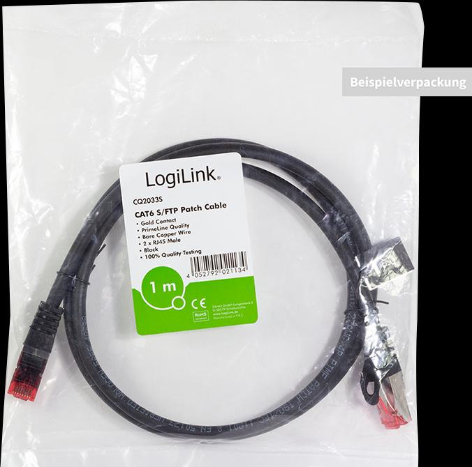 Actual product image LogiLink Network cable (S/FTP, CAT6, 0.50 m)