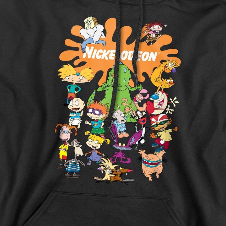Immagine prodotto Nickelodeon Felpa con Cappuccio Gruppo Splat Uomo (XL)