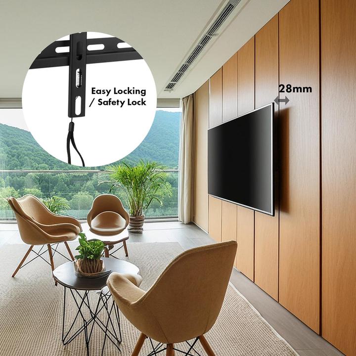Produktbild Maclean TV-Halterung max VESA 400x400 32-70 45kg Neigungsverstellung +0°-10° MC-412 (Wand, 70", 45 kg)