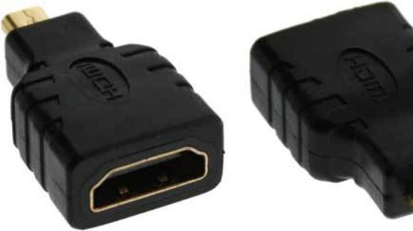 Produktbild InLine HDMI Adapter (HDMI, Micro HDMI, 0.35 cm)