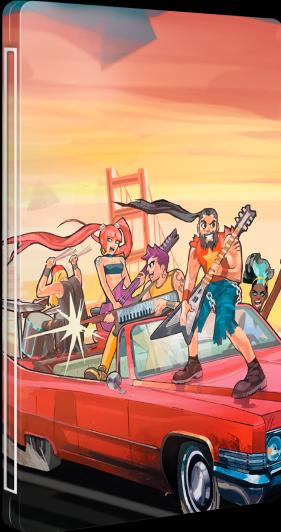 Actual product image RED Double Kick Heroes (Steelbook Edition) (Switch, Switch Lite, Switch OLED)