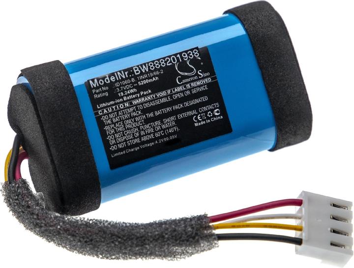 Actual product image XCell Akku für JBL Flip 5 u.a. wie ID1060-B u.a. 5200mAh für Lautsprecher Boxen Speaker