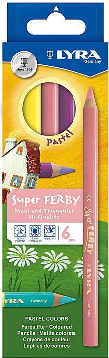 Actual product image Lyra Super Ferby® Cardboard Box K06 Pastel (Multicoloured, 6 x)