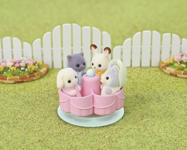 Actual product image Sylvanian Families Rainbow Fun Nursery Bus