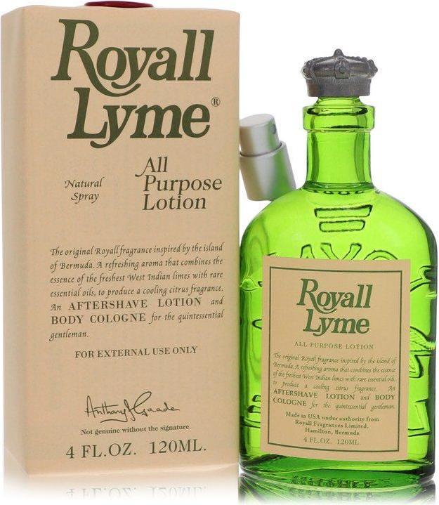 Royall Fragrances Royall Lyme All Purpose Lotion After Shave or Body Cologne (Eau de cologne, 120 ml)
