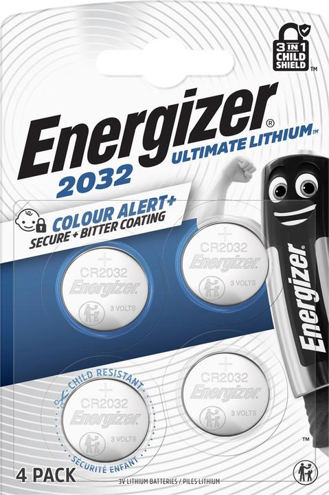 Energizer Ultimate Lithium (4 Stk., CR2032, 235 mAh)