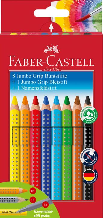 Produktbild Faber-Castell Jumbo GRIP (Mehrfarbig, Multicolor, 10 x)