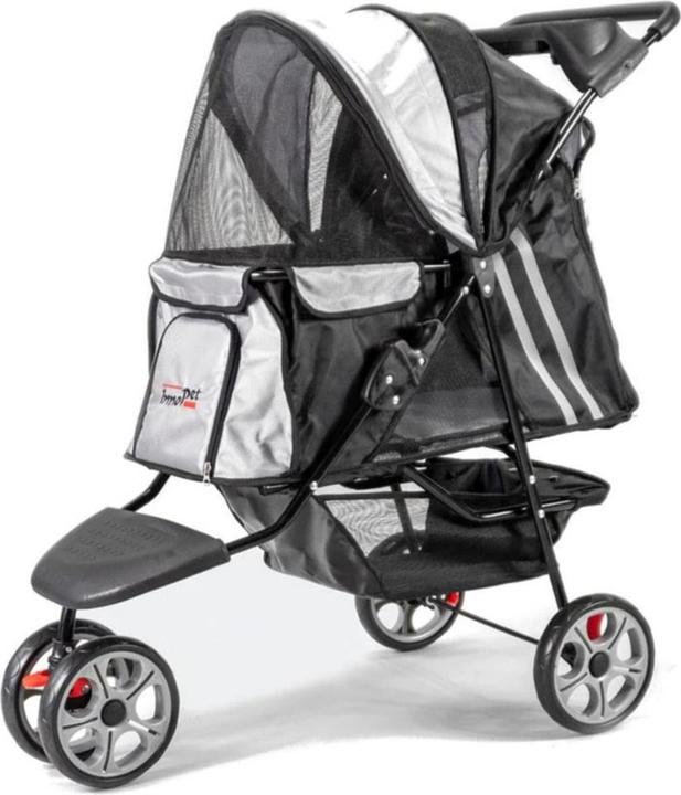 Image du produit InnoPet Buggy All Terrain, noir / argent (Chat, Chien, Pliable)