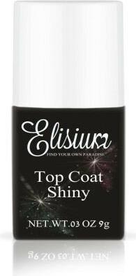 Elisium Top Coat Shiny Top For Hybrid Lacquers Adding 9G Gloss (9G Gloss, Top Coat)