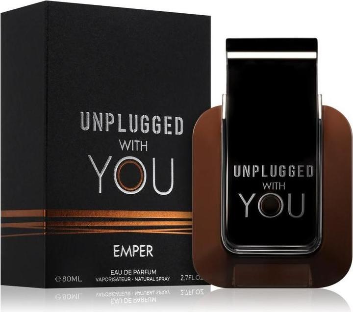 Actual product image Emper Unplugged with You Eau De Parfum for Men (Eau de parfum, 80 ml)