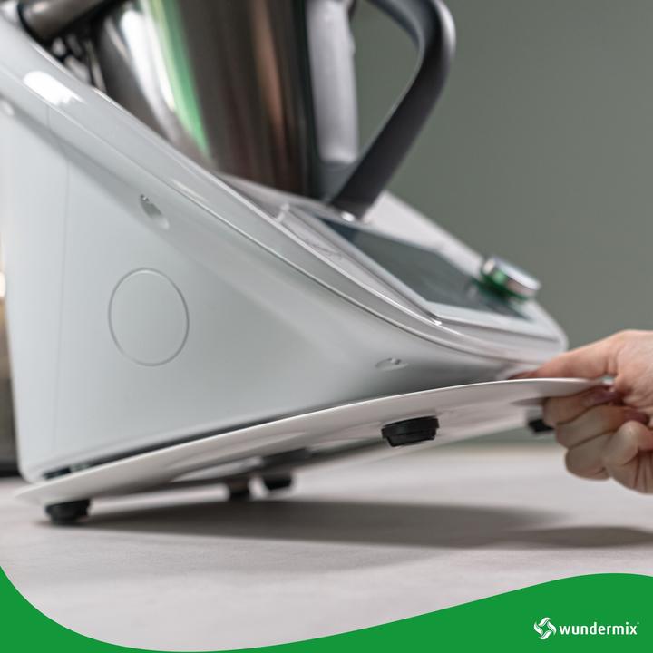 Produktbild Wundermix ThermoSlider® M | V3 | Alpine White | Premium-Gleitbrett für Thermomix TM6, TM5