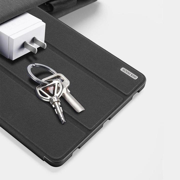 Actual product image Dux Ducis Case Domo Samsung T870 / T875 Tab S7 11 / X700 / X706 Tab S8 black (Galaxy Tab S8, Galaxy Tab S7)