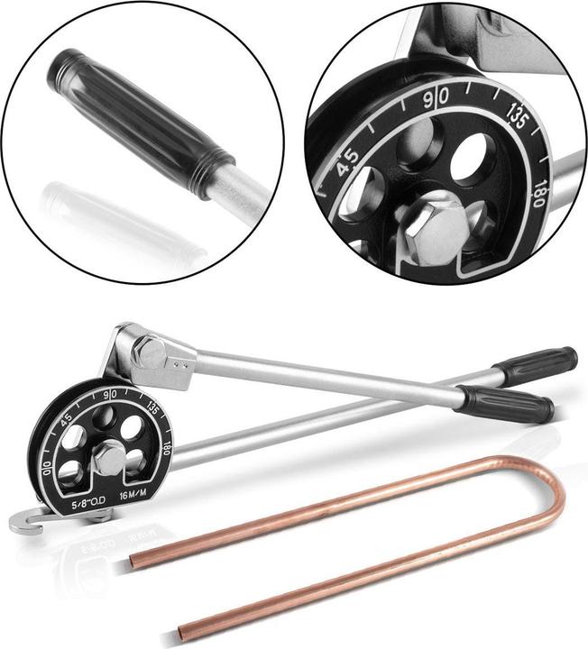 Image du produit Stahlwerk Cintreuse manuelle HTB-180 ST pour tubes de 16 mm Plage de travail 0-180 degrés (420 mm)