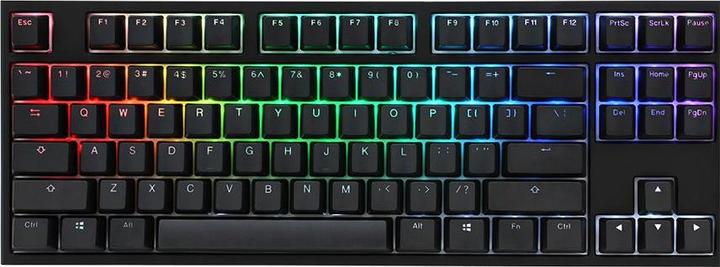 Produktbild Ducky One 2 für TKL-Spiele, MX-Rot, RGB-LED - schwarz, CH-Layout (CH, Kabelgebunden)