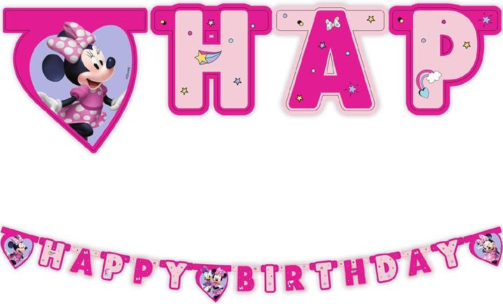 Image du produit Qualatex Guirlande d'anniversaire Minnie Mouse