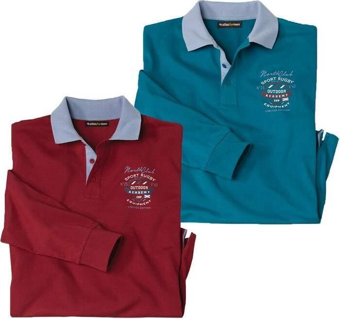Atlas For Men Poloshirt Rugby(2erPack) (3XL)