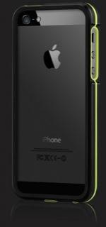 Immagine prodotto more. Armor Metal Bumper per iPhone 5/5S/SE nero/giallo neon (Apple iPhone SE, Apple iPhone 5, Apple iPhone 5s)