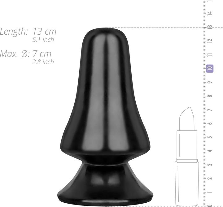 Actual product image All Black Buttplug