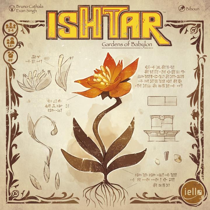Actual product image Iello Connoisseur game Ishtar (German)