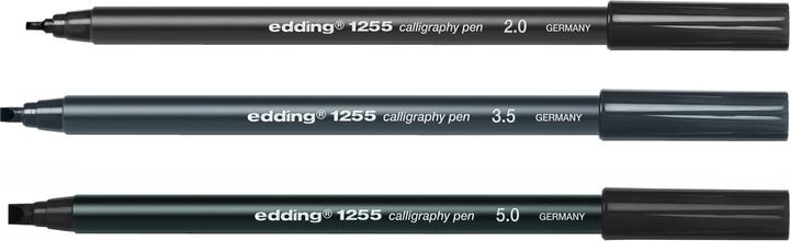 Actual product image Edding 1255 (Black, 5 mm, 3 x)