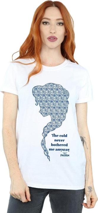 Immagine prodotto Disney Frozen Cold Maglietta Ampia Donna (M)