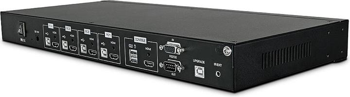 Actual product image Lindy 4 Port HDMI 4K Quad View KVM Switch Pro