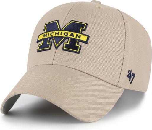 47 Brand Baseballmütze Michigan Wolverines NCAA MVP (One Size)