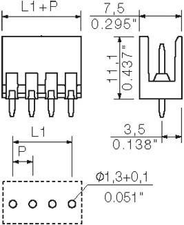 Actual product image Weidmüller Terminal strip