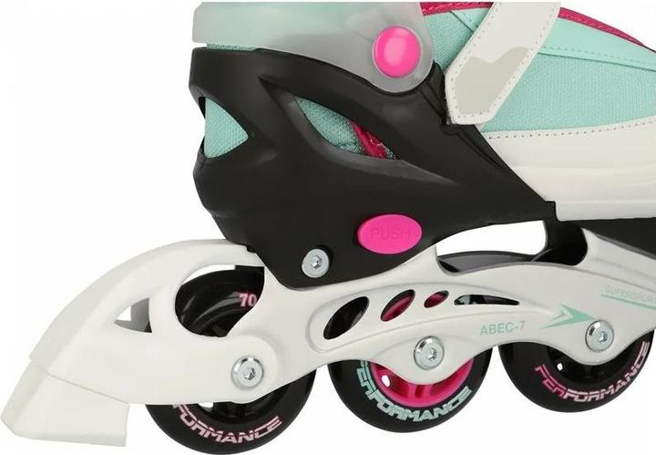 Actual product image Witeblaze XOOM 2 GIRL, ILS Jr. girl adva turquoise-white-pink 30/33 (30, 31, 32, 33)