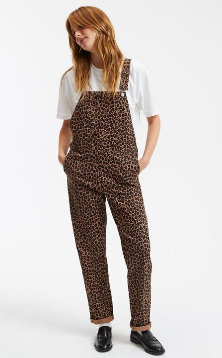 Actual product image La Redoute Collections Latzhose mit Leoprint (28)