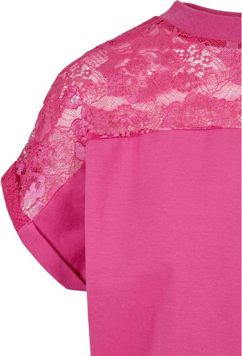 Actual product image Urban Classics Ladies Short Oversized Lace Tee - 12492 (4XL)